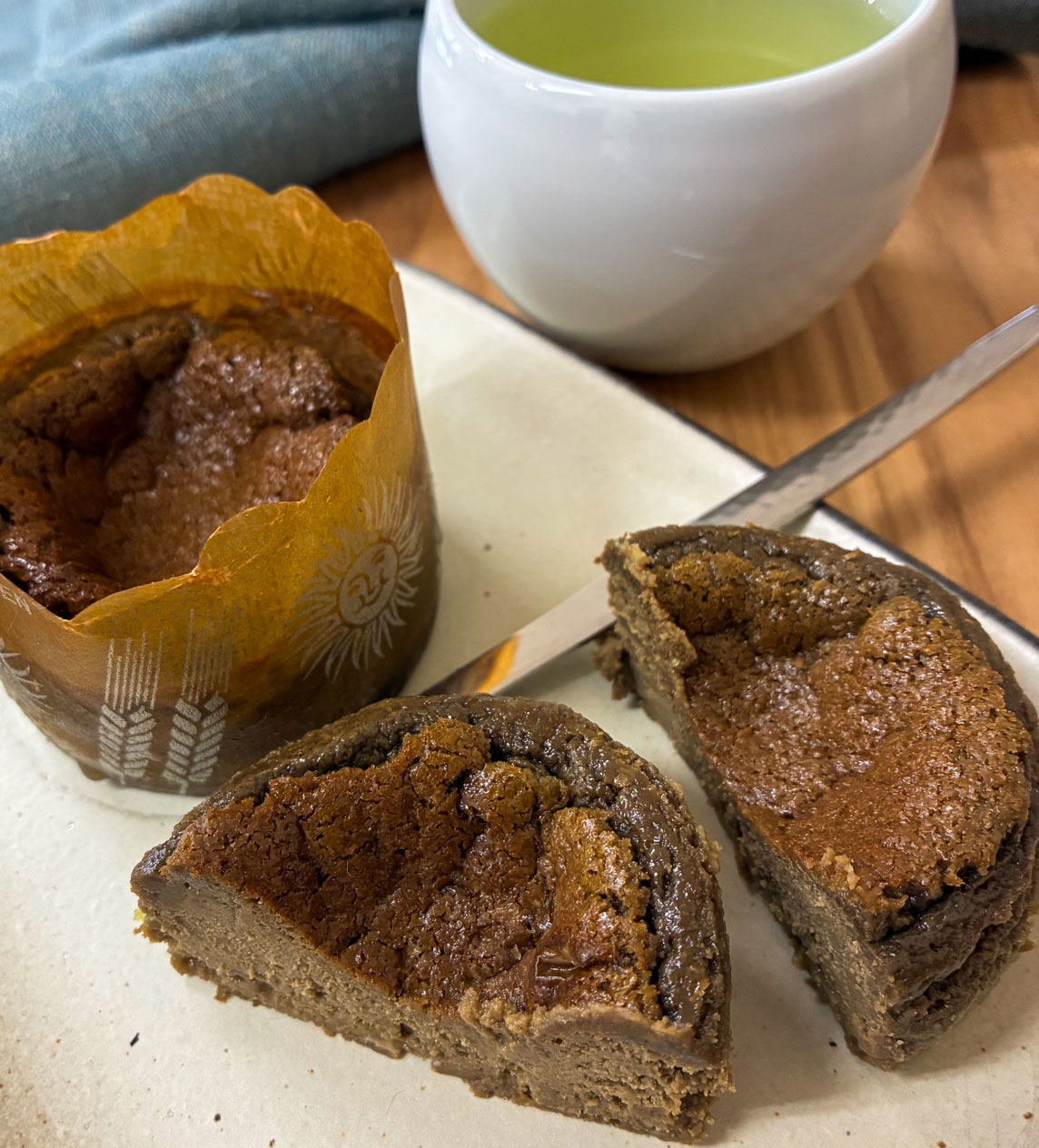 ほうじ茶バスクチーズケーキ